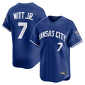 Arlishia KC.Royals #7 Bobby Witt Jr. Player Royal Limited Home Stitched Jerseys