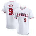 Arlishia LA.Angels #9 Zach Neto Player White Limited Elite Stitched Home Jerseys