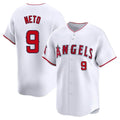 Arlishia LA.Angels #9 Zach Neto Player White Limited Home Stitched Jerseys