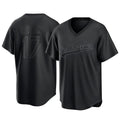 Arlishia LA.Dodgers #17 Shohei Ohtani Player Black Pitch Fashion T-shirt Stitched Jerseys