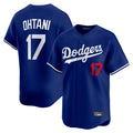 Arlishia LA.Dodgers #17 Shohei Ohtani Player Royal Limited Home Stitched Jerseys
