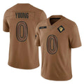 Arlishia LA.Rams #0 Byron Young Player Brown Salute To Service Limited Stitched Jerseys