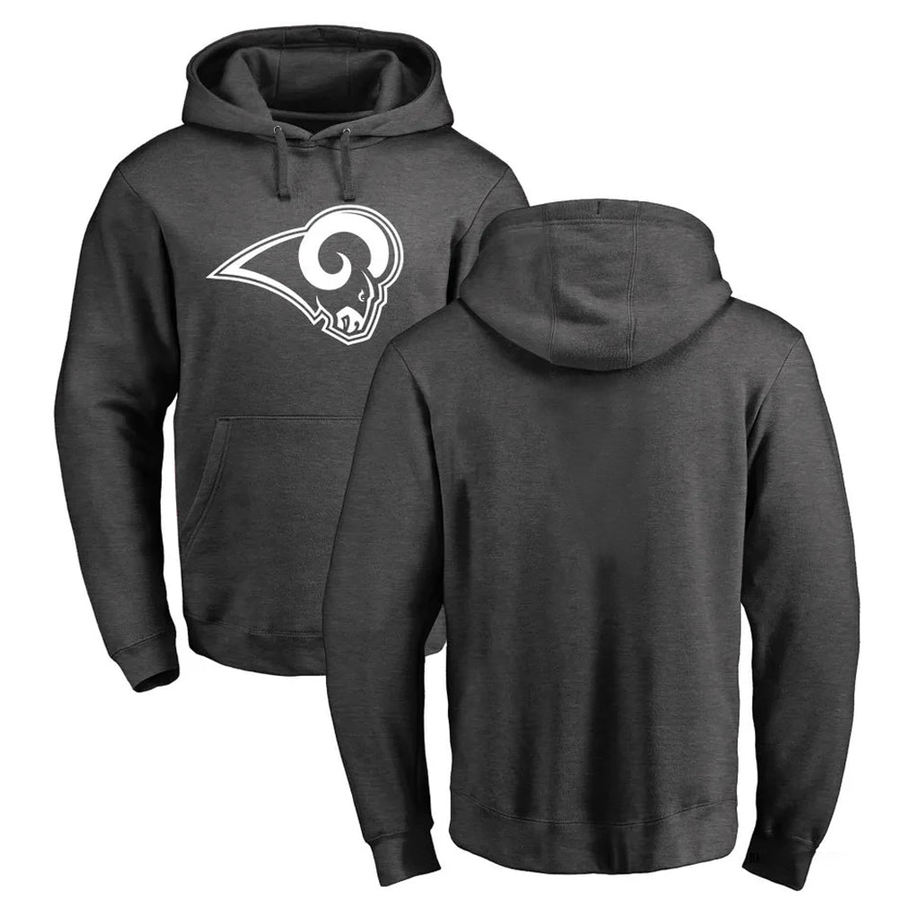 Arlishia LA.Rams #0 Byron Young Player Gray Pullover Hoodie Limited Game Stitched Jerseys