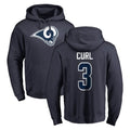 Arlishia LA.Rams #3 Kam Curl Player Navy Pullover Hoodie Limited Game Stitched Jerseys