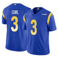Arlishia LA.Rams #3 Kam Curl Player Royal Limited Vapor F.U.S.E. Home Game Stitched Jerseys