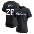 Arlishia M.Marlins #26 Janson Junk Player Black Vapor Home Limited Elite Stitched Jerseys