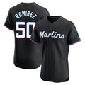 Arlishia M.Marlins #50 Agustin Ramirez Player Black Vapor Home Limited Elite Stitched Jerseys