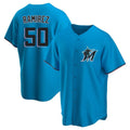 Arlishia M.Marlins #50 Agustin Ramirez Player Blue Home Game Stitched Jerseys