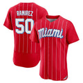 Arlishia M.Marlins #50 Agustin Ramirez Player Red City Connect Home Limited Elite Stitched Jerseys