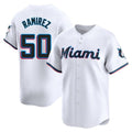 Arlishia M.Marlins #50 Agustin Ramirez Player White  Home Limited Stitched Jerseys