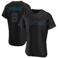 Arlishia M.Marlins #9 Xavier Edwards Player Black Home Limited Elite Stitched Jerseys