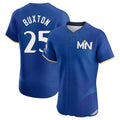 Arlishia M.Twins #25 Byron Buxton Player Royal City Connect Limited Elite Home Stitched Jerseys