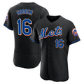 Arlishia NY.Mets #16 Dwight Gooden Player Black Replica Home Limited Elite Stitched Jerseys