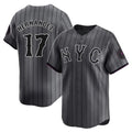 Arlishia NY.Mets #17 Keith Hernandez Player Gray City Connect Limited Stitched Jerseys