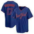 Arlishia NY.Mets #17 Keith Hernandez Player Royal T-shirt Home Game Stitched Jerseys
