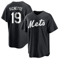 Arlishia NY.Mets #19 Bo Bichette Player Black Home Game Stitched Jerseys