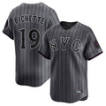 Arlishia NY.Mets #19 Bo Bichette Player Gray City Connect Limited Stitched Jerseys
