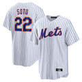 Arlishia NY.Mets #22 Juan Soto Player White Home Game Stitched Jerseys