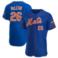 Arlishia NY.Mets #26 Nolan McLean Player Royal Limited Elite Home Stitched Jerseys