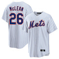 Arlishia NY.Mets #26 Nolan McLean Player White Home Game Stitched Jerseys