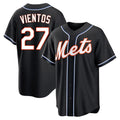 Arlishia NY.Mets #27 Mark Vientos Player Black Fashion Out Game Stitched Jerseys