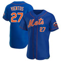 Arlishia NY.Mets #27 Mark Vientos Player Royal Limited Elite Home Stitched Jerseys