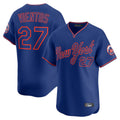 Arlishia NY.Mets #27 Mark Vientos Player Royal T-shirt Home Limited Elite Stitched Jerseys