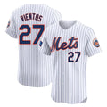 Arlishia NY.Mets #27 Mark Vientos Player White Home Limited Elite Stitched Jerseys
