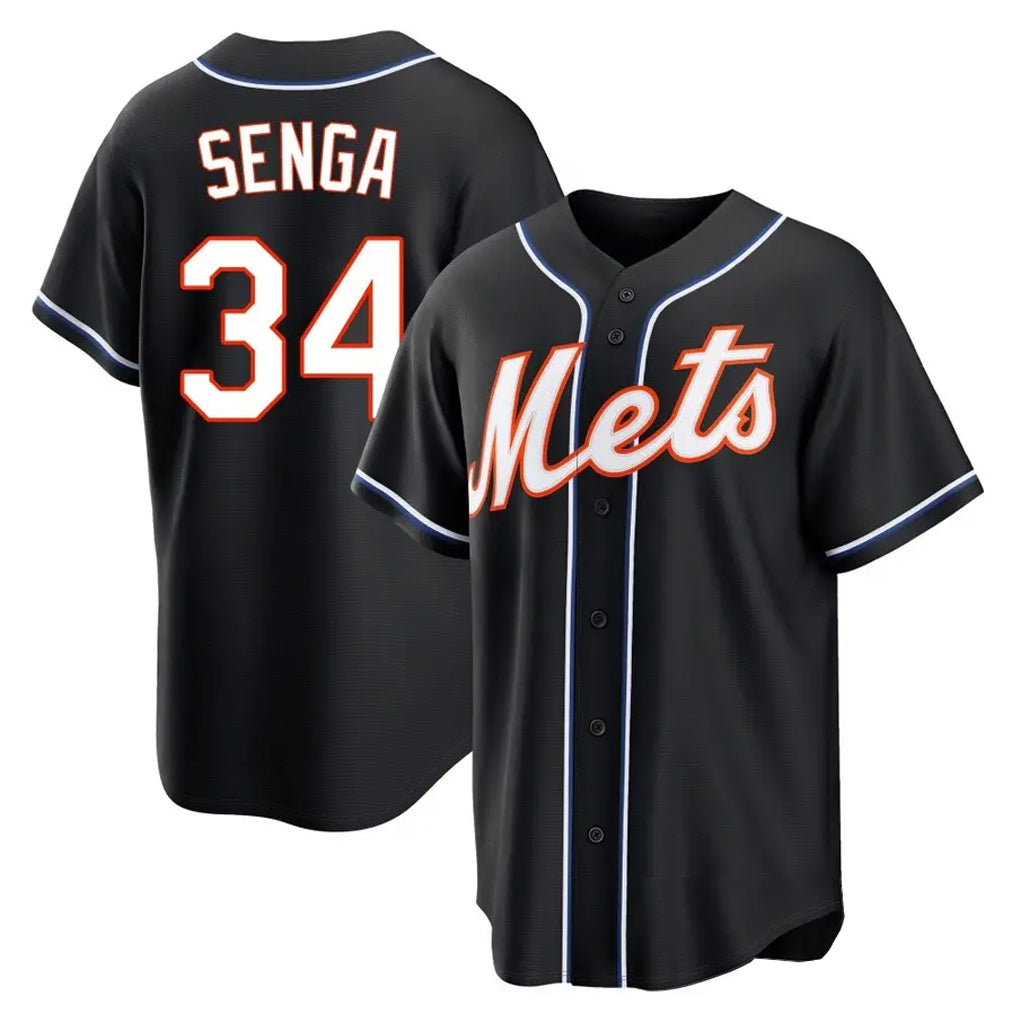 Arlishia NY.Mets #34 Kodai Senga Player Black Fashion Out Game Stitched Jerseys