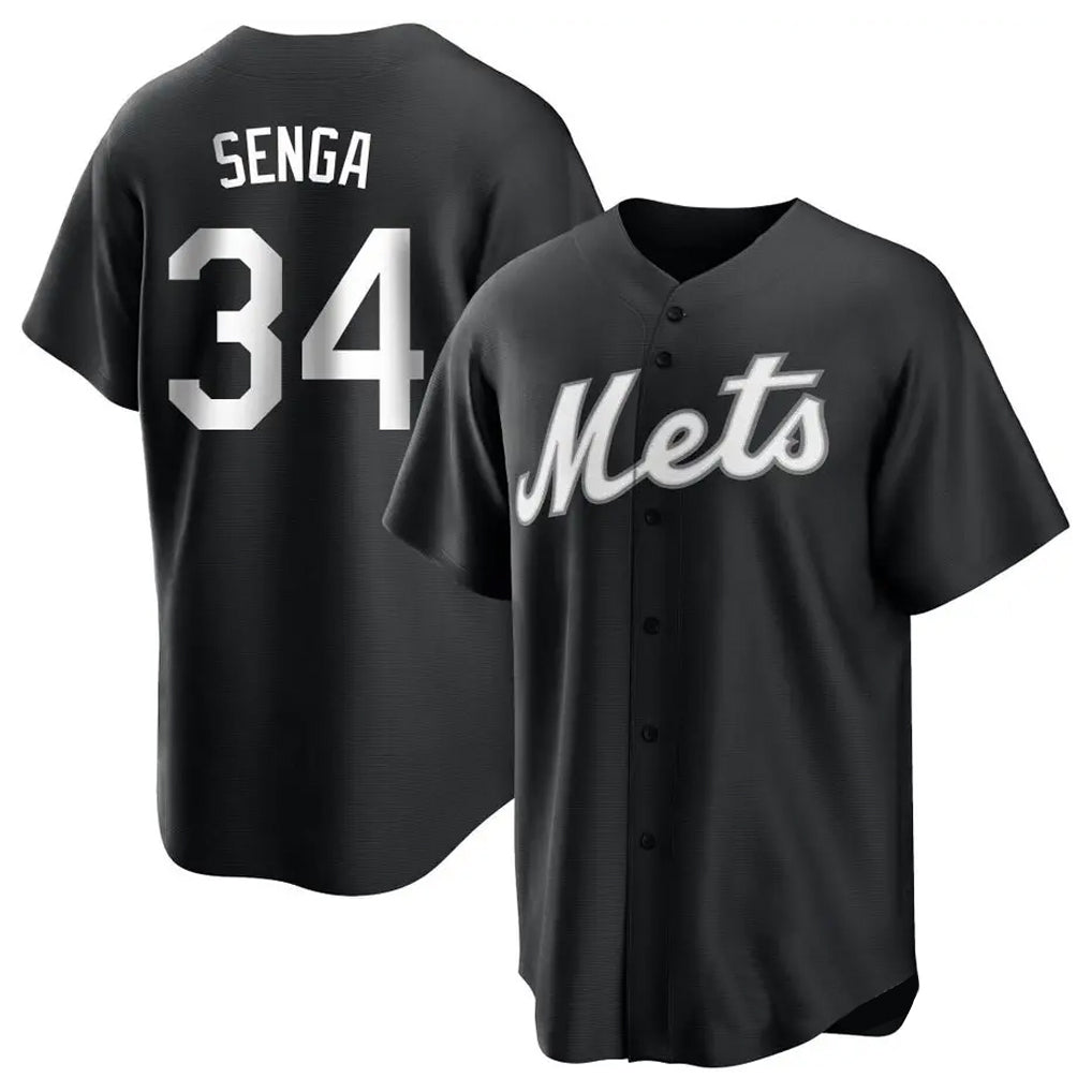 Arlishia NY.Mets #34 Kodai Senga Player Black Home Game Stitched Jerseys
