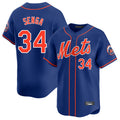 Arlishia NY.Mets #34 Kodai Senga Player Royal Home Limited Stitched Jerseys