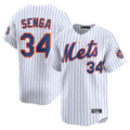 Arlishia NY.Mets #34 Kodai Senga Player White Home Limited Stitched Jerseys