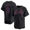 Arlishia NY.Mets #3 Carson Benge Player Black Alternate Home Limited Stitched Jerseys