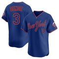 Arlishia NY.Mets #3 Carson Benge Player Royal T-shirt Home Limited Elite Stitched Jerseys