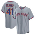 Arlishia NY.Mets #41 Tom Seaver Player Gray Road Home Game Stitched Jerseys