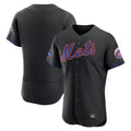 Arlishia NY.Mets Blank Player Black Alternate Elite Home Limited Stitched Jerseys