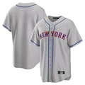 Arlishia NY.Mets Blank Player Gray Road Home Game Stitched Jerseys