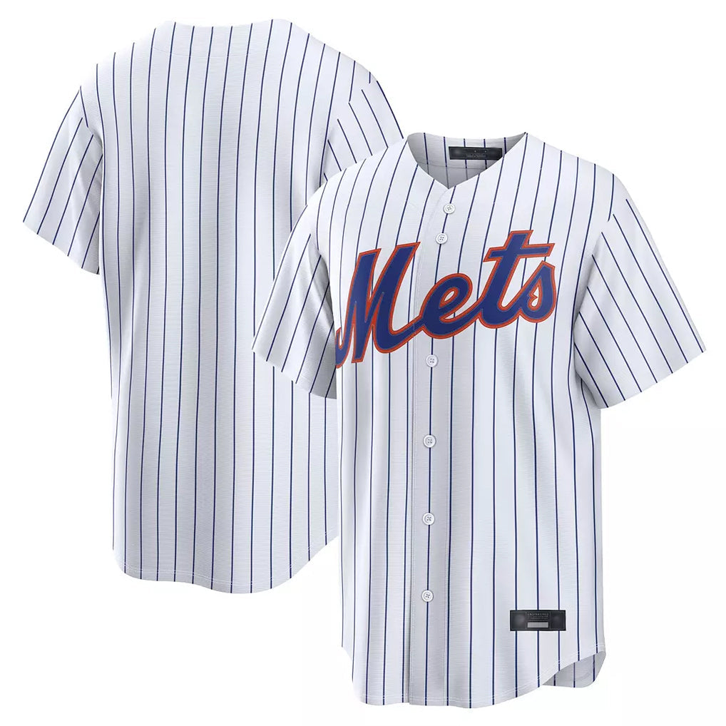 Arlishia NY.Mets Blank Player White Home Limited Stitched Jerseys