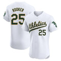 Arlishia Athletics #25 Brent Rooker White Limited Elite Home Personalized Jerseys