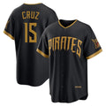 Arlishia P.Pirates #15 Oneil Cruz Player Black 2026 City Connect Home Game Stitched Jerseys