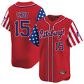 Arlishia P.Pirates #15 Oneil Cruz Player Red 2025 Independence Day Vapor Premier Limited Stitched Jerseys