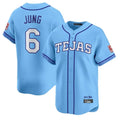 Arlishia T.Rangers #6 Josh Jung Player Light Blue 2026 City Connect Limited Stitched Jerseys