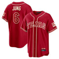 Arlishia T.Rangers #6 Josh Jung Player Red 2026 City Connect Limited Stitched Jerseys