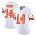 Arlishia TB.Buccaneers #14 Chris Godwin Jr. Player White Limited '76 Vapor F.U.S.E. Home Game Stitched Jerseys
