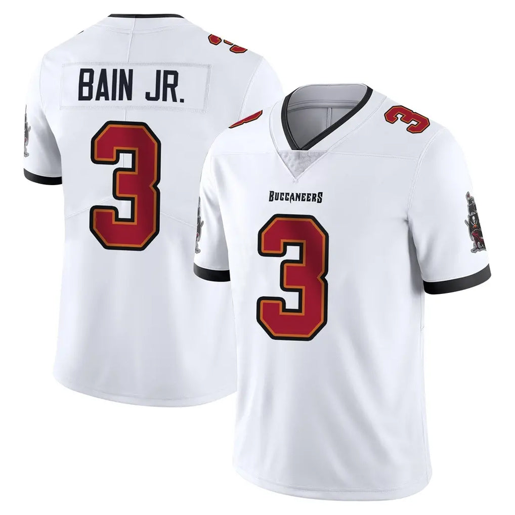 Arlishia TB.Buccaneers #3 Rueben Bain Jr. Player White Limited Vapor Untouchable Home Game Stitched Jerseys
